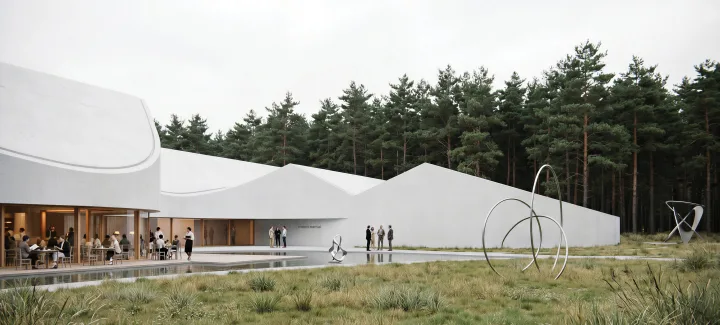 Palanga kviečia pamatyti savo ateitį: Kurhauze pristatomos būsimos meno galerijos architektūrinės idėjos (VIZUALIZACIJOS) – nuotrauka 2