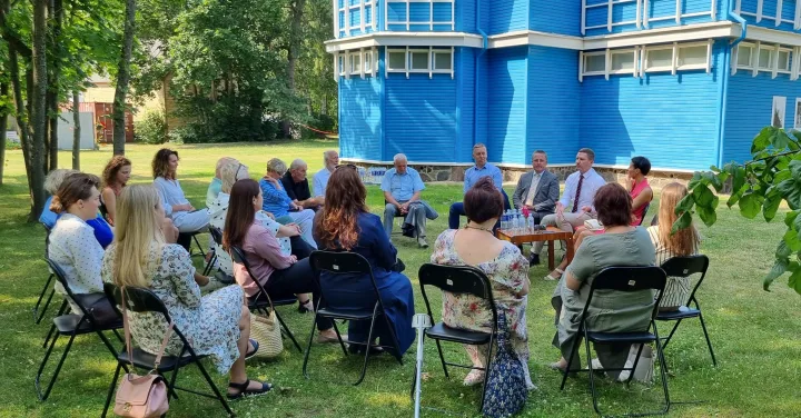 Ministrų bumas Palangoje: ketvirtadienį lankėsi Energetikos ministras Dainius Kreivys, o penktadienį – Kultūros ministras Simonas Kairys (FOTO GALERIJA) – nuotrauka 1