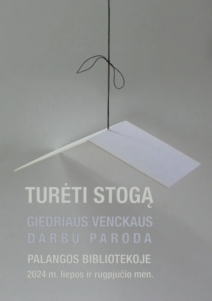 Giedriaus Venckaus medžio darbų paroda „Turėti stogą“