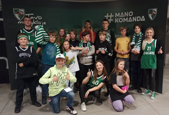 Šventosios pagrindinė mokykla tarp projekto ,,Žalgiris - Tavo mokykloje” nugalėtojų! – nuotrauka 2