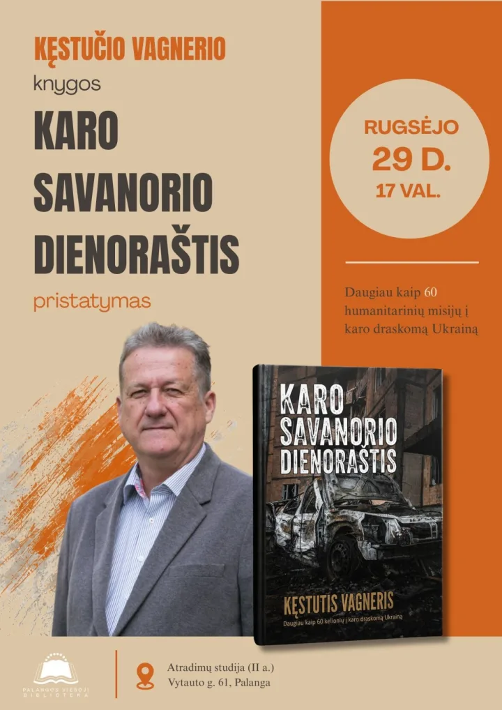 Kęstučio Vagnerio knygos „Karo savanorio dienoraštis“ pristatymas