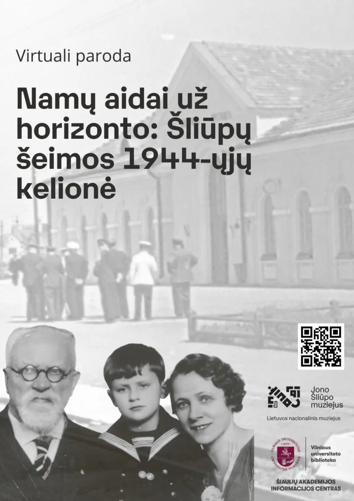 Virtuali paroda „Namų aidai už horizonto: Šliūpų šeimos 1944-ųjų kelionė“