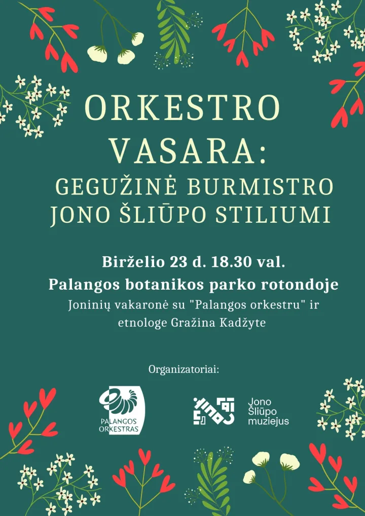 Palangos botanikos parke – Joninės tarpukario stiliumi – nuotrauka 1