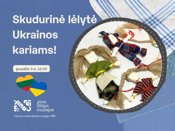Skudurinė lėlytė Ukrainos kariams!