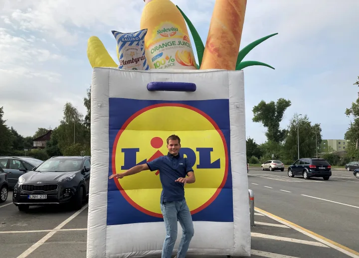 LIDL darbuotojas Aleksander