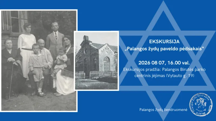 Palangos žydų bendruomenė kviečia į ekskursiją „Palangos žydų paveldo pėdsakais“