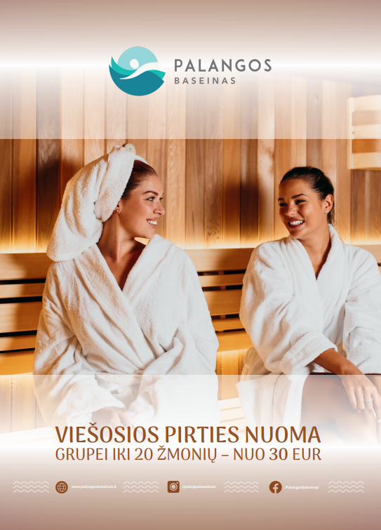Palangos baseine - viešosios pirties nuoma