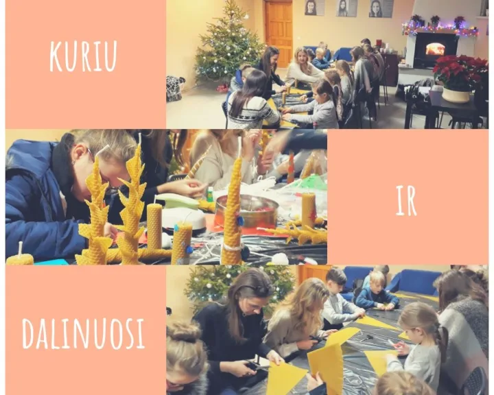 Kurdamas ir dalindamasis jaunimas mokėsi bendrauti bei ruošė dovanas artimiausiems – nuotrauka 5