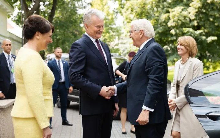 Palangoje lankosi Prezidentas Gitanas Nausėda ir Vokietijos Prezidentas Frankas-Walteris Steinmeieris – nuotrauka 1