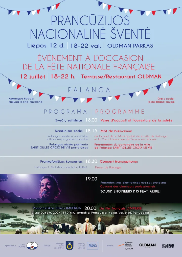 Liepos 12 d. Palangoje - Prancūzijos nacionalinė šventė – nuotrauka 1