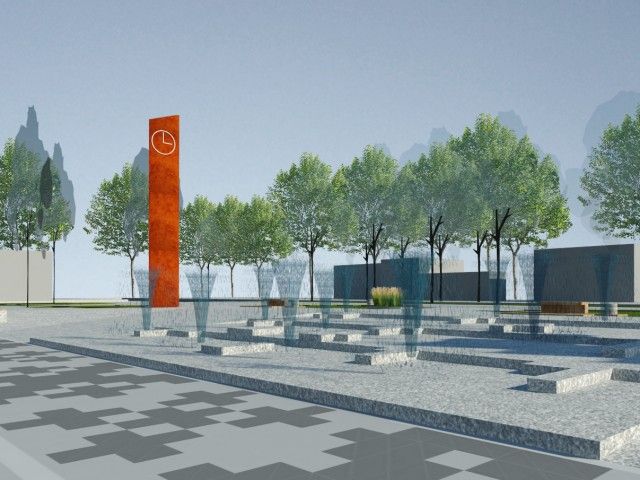 Šventosios centrinė aikštė po rekonstrukcijos įgis naują, originalų veidą – nuotrauka 1