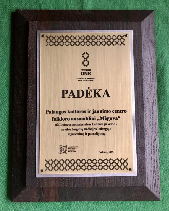Rugsėjo 29 d. įteikti pirmieji Valstybinės kultūros paveldo komisijos apdovanojimai „Paveldo DNR“, tarp jų ir Palangai – nuotrauka 1