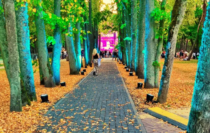 Naujas atostogų kultūros tradicijas žadantis „Palangos parko festivalis“, Gintaro muziejus savaitgalį pribloškė spalvomis ir garsais – nuotrauka 1