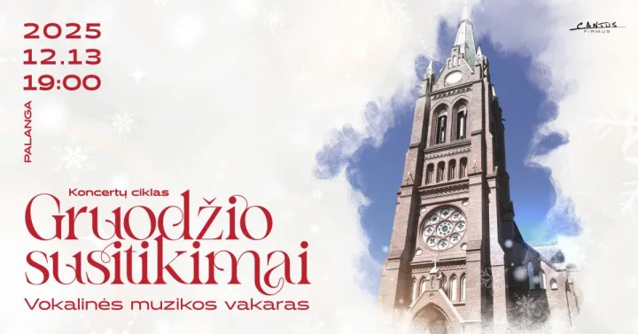 Kviečiame į vieną iš ciklo "Gruodžio susitikimai" koncertą