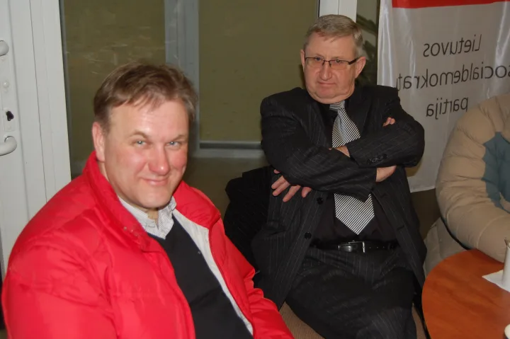 Draugystės metais (iš kairės – Viktoras Gecas ir Voldemaras Kesminas).