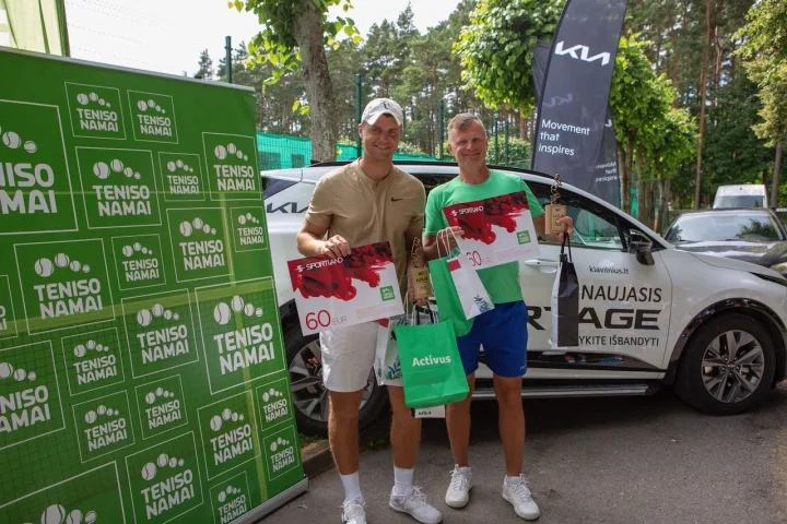 Palangoje vykusio teniso turnyro finale – įnirtinga šeimų dvikova – nuotrauka 1