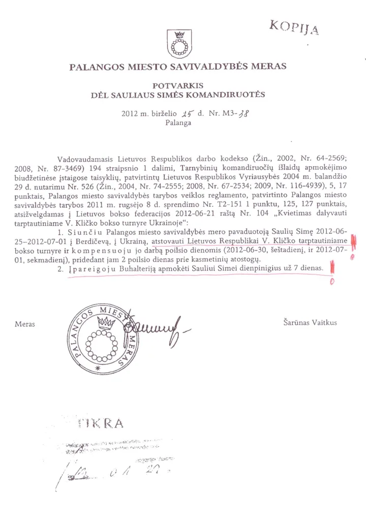 Dokumentas Nr. 2