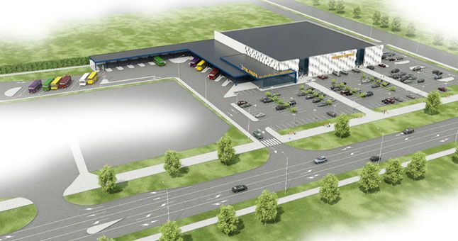 Palangoje iškils graži, šiuolaikiška autobusų stotis su prekybos centru.