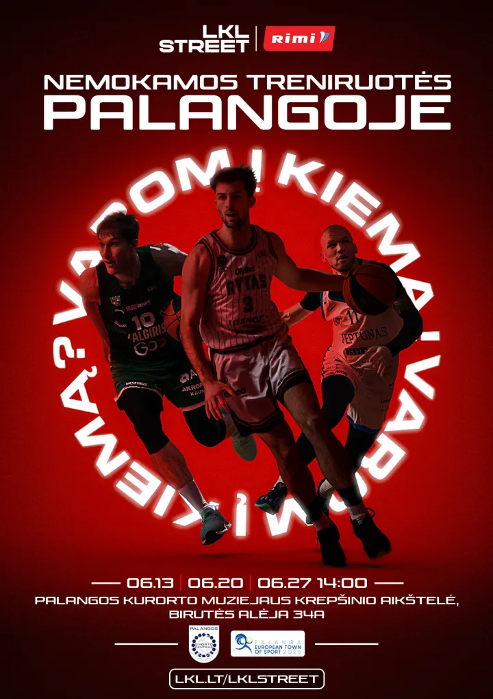 Kviečiame į nemokamos LKL Street treniruotes