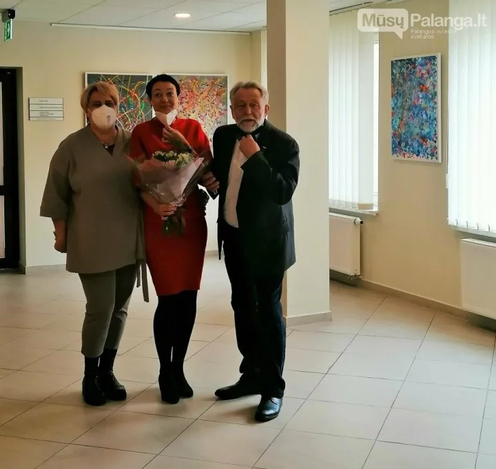 Savivaldybėje – ir naujausi, ir legendiniai palangiškio dalininko Vytauto Kuso darbai – nuotrauka 1