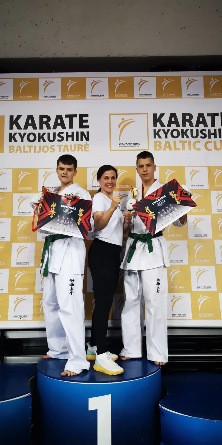 SPORTO KLUBAS „OKINAVA“ PALANGIŠKIŲ PERGALĖS TARPTAUTINĖSE KARATĖ KYOKUSHIN VARŽYBOSE „BALTIJOS TAURĖ 2024 – VILTIES KOVA“