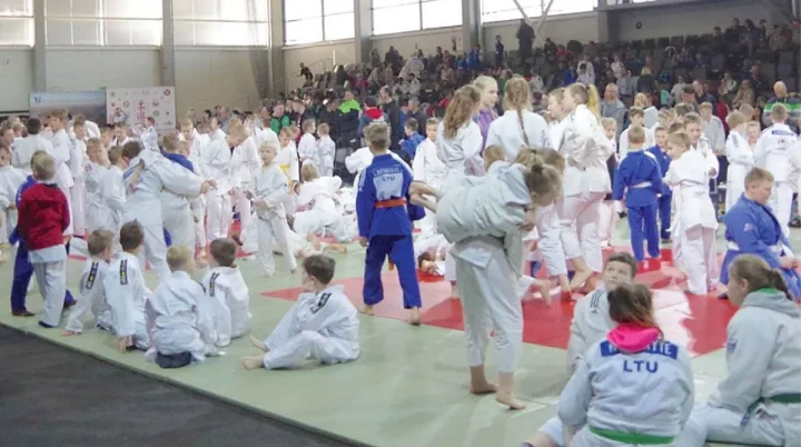 Palangiškių dziudo sportininkų startai Prienuose