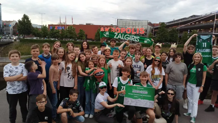 Šventosios pagrindinė mokykla tarp projekto ,,Žalgiris - Tavo mokykloje” nugalėtojų! – nuotrauka 3
