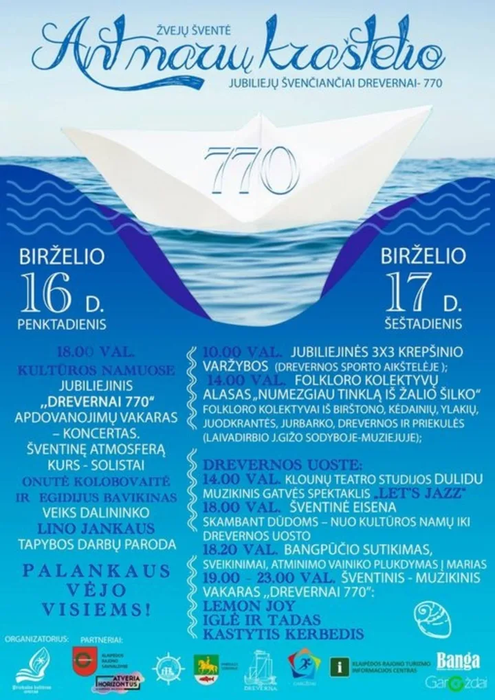 „Ant marių kraštelio“: Dreverna kviečia kartu švęsti jubiliejinius 770-uosius metus – nuotrauka 1