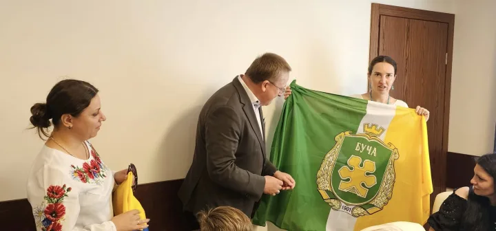 Mėlyna ir geltona spalvomis nudažyta diena Palangos savivaldybėje – nuotrauka 3