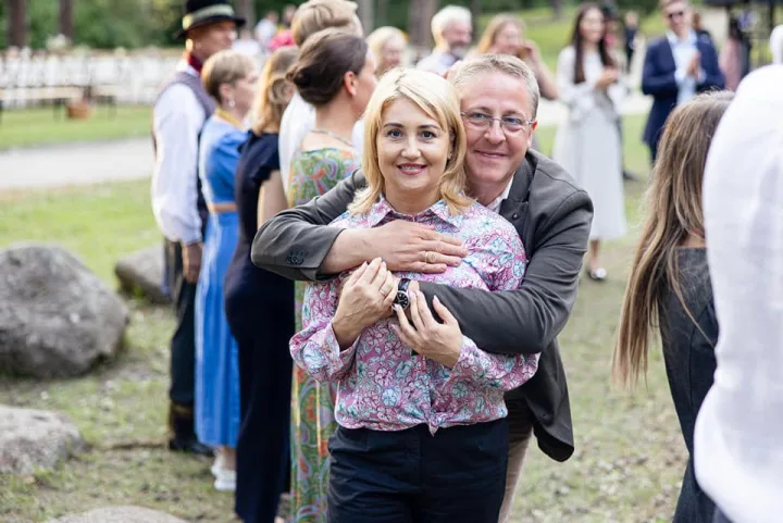 Meras Šarūnas Vaitkus su žmona Vilma