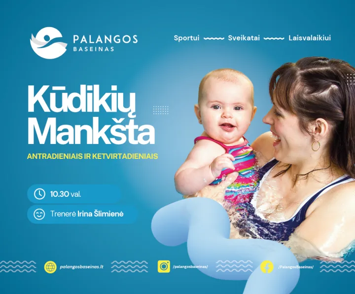 Kūdikių mankšta - Palangos baseine