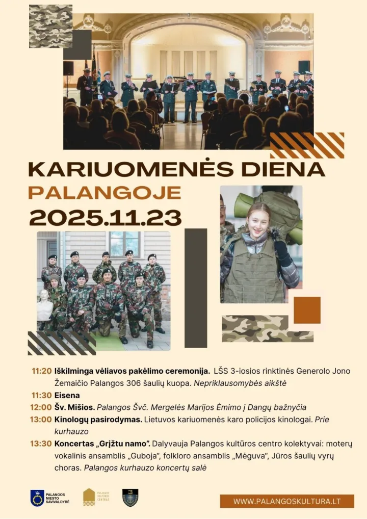 Kariuomenės diena Palangoje 2025