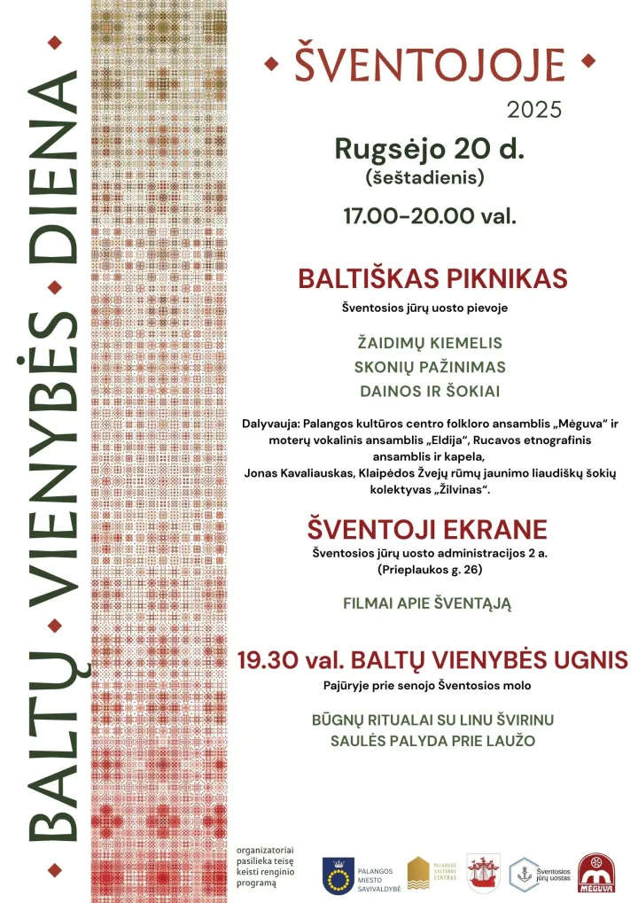 Baltų vienybės diena Šventojoje: draugai iš Latvijos, tradicijos ir ugnies šviesa – nuotrauka 1