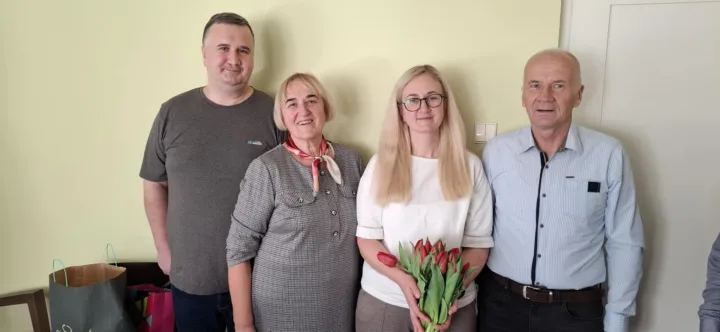 Su sūnum Tadu, dukra Tautvile ir vyru Kazimieru