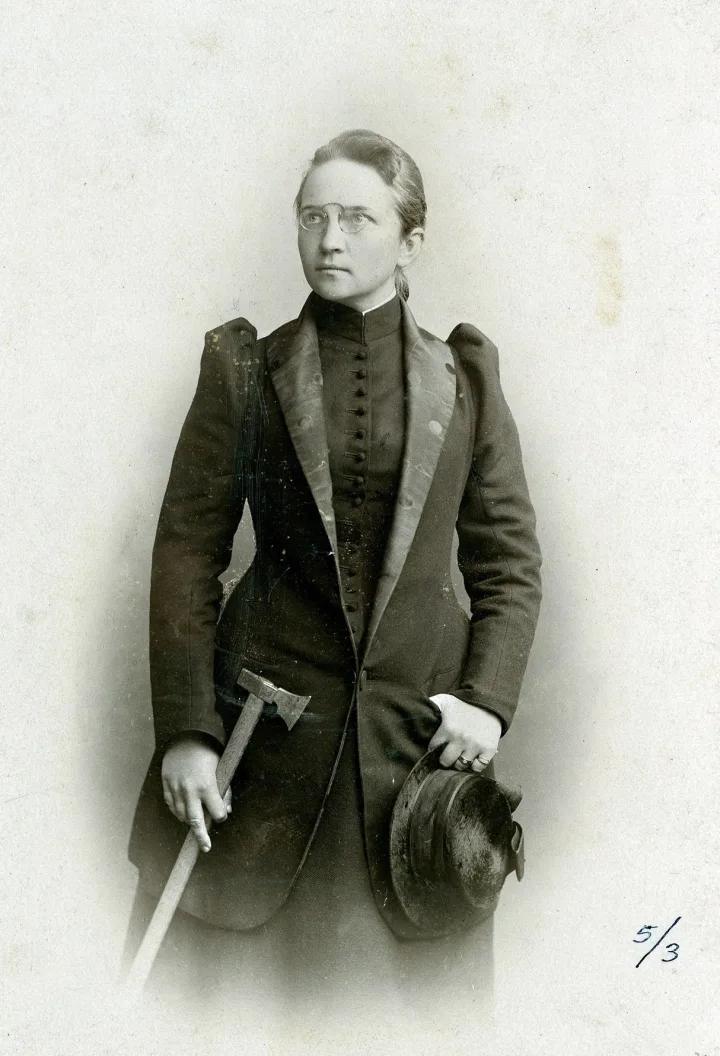 Marija Tiškevičiūtė. Fotografas Karlas Ziubergas, Klaipėda, XIX a. pab.
