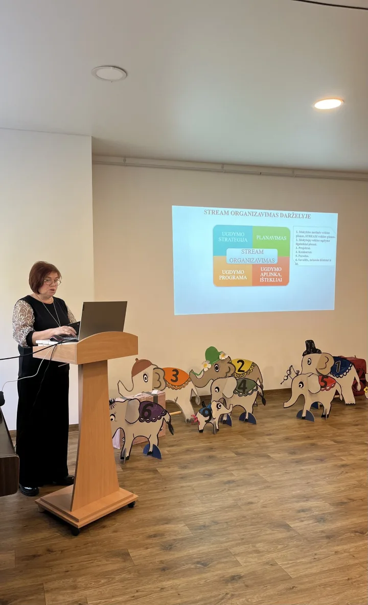 Palangos miesto ikimokyklinio ir priešmokyklinio ugdymo įstaigų mokytojų metodinė diena „STREAM veiklos darželyje. Gerosios patirtys“. – nuotrauka 1