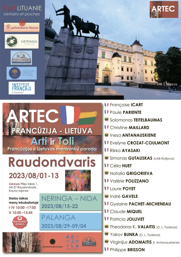 Prancūzų dailininkų asociacija ARTEC rengia parodą „Arti ir Toli“ – nuotrauka 1