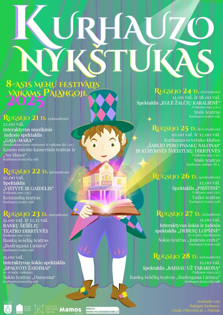Menų festivalis vaikams „Kurhauzo nykštukas“ kviečia susimatyti – nuotrauka 1