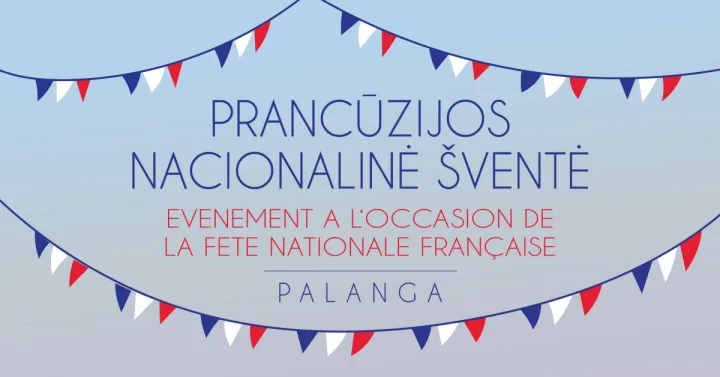 Liepos 12 d. Palangoje - Prancūzijos nacionalinė šventė