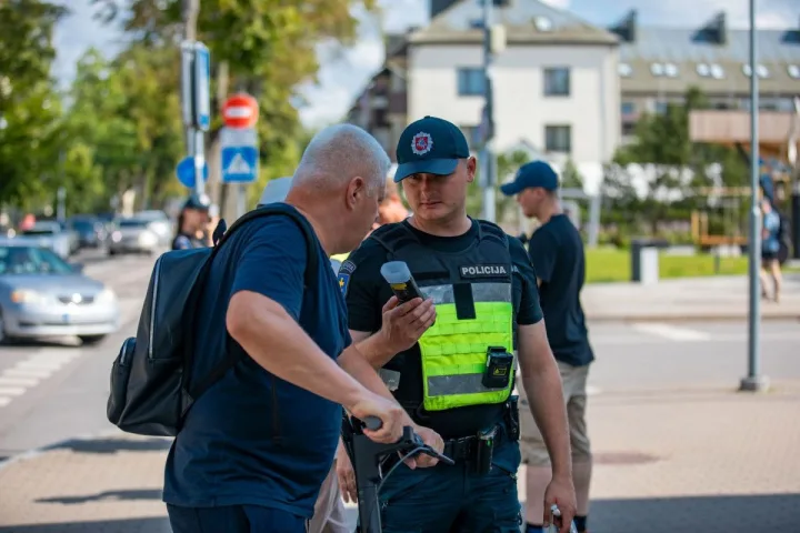 Per priemonę Palangoje nustatyta 14 KET pažeidimų