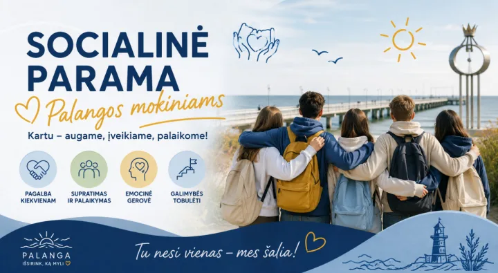 Galima teikti prašymus dėl socialinės paramos mokiniams