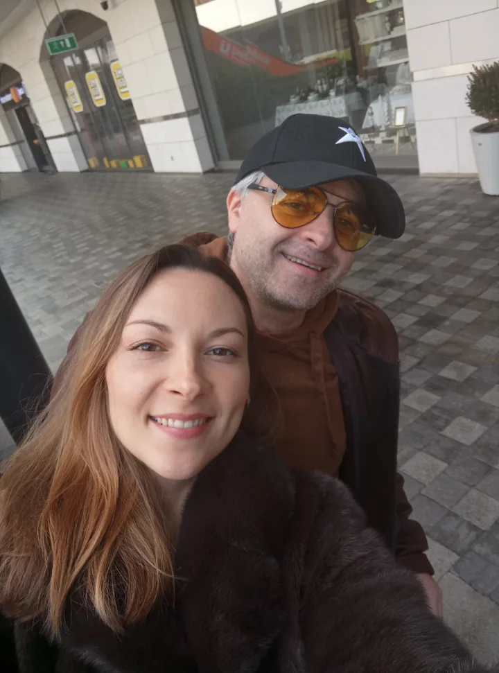 Eglė Abdulajeva su vyru Ruslanu