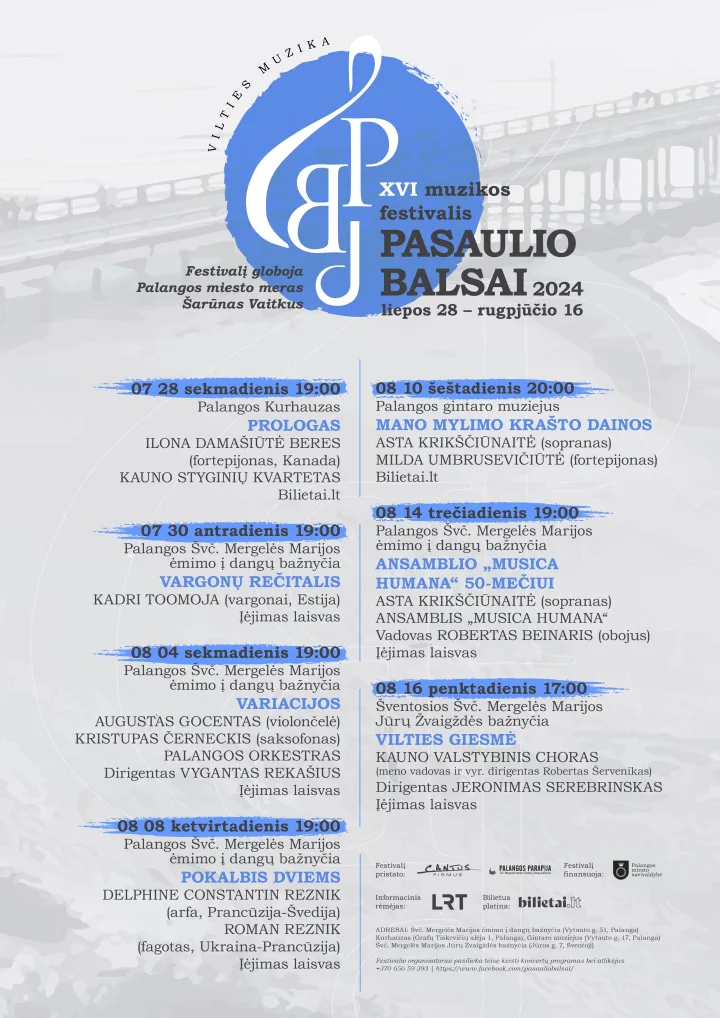 Palangoje skambės nuostabi vilties muzika - į koncertus kvies XVI festivalis "Pasaulio balsai" – nuotrauka 1