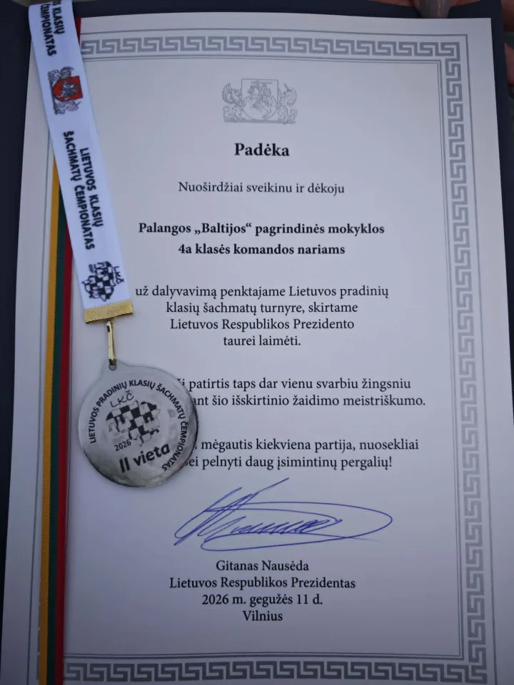 Palangos jaunieji šachmatininkai - antri Lietuvoje! – nuotrauka 7