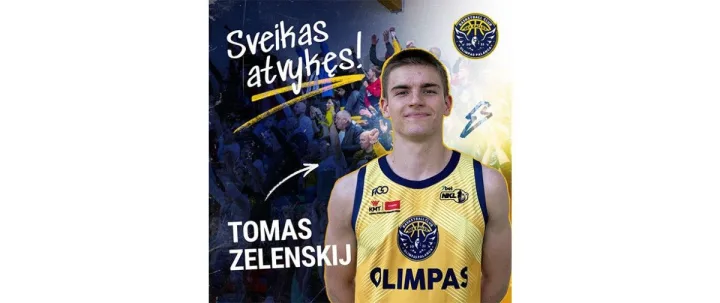 Tomas Zelenskij – pirmasis naujokas Palangos „Olimpas“ komandoje