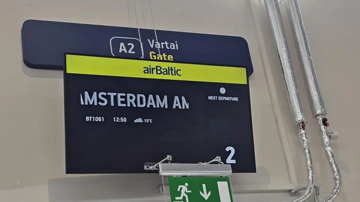 Iš Palangos į Amsterdamą pirmajam skrydžiui pakilo airBaltic lėktuvas – nuotrauka 2