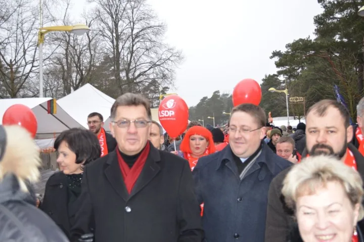 Premjerą A. Butkevičių lydėjo meras Šarūnas Vaitkus ir LSDP skyriaus pirmininkas Danas Paluckas.