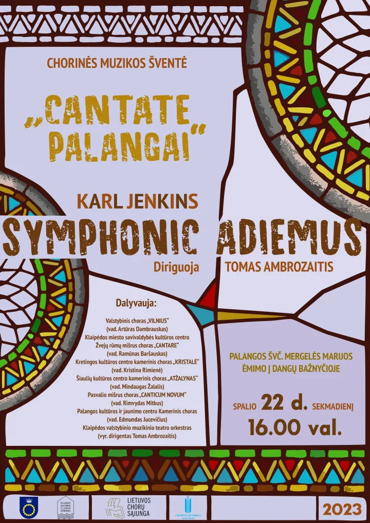 CANTATE PALANGAI: PULSUOJANTYS PASAULIO RITMAI SU  „SYMPHONIC ADIEMUS“ – nuotrauka 1
