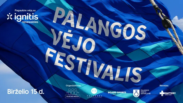 Birželio 15 dieną – pirmasis „Palangos vėjo festivalis“