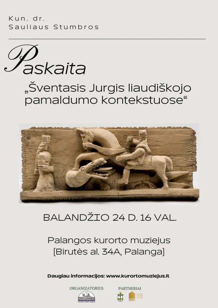 Kun. dr. Sauliaus  Stumbros paskaita „Šventasis Jurgis liaudiškojo pamaldumo kontekstuose“